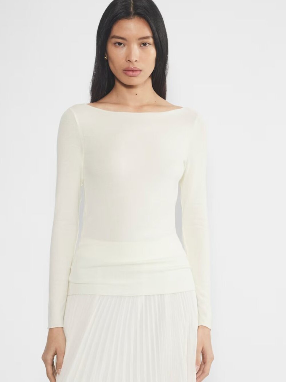 Aritzia Hayworth Longsleeve in Light Birch